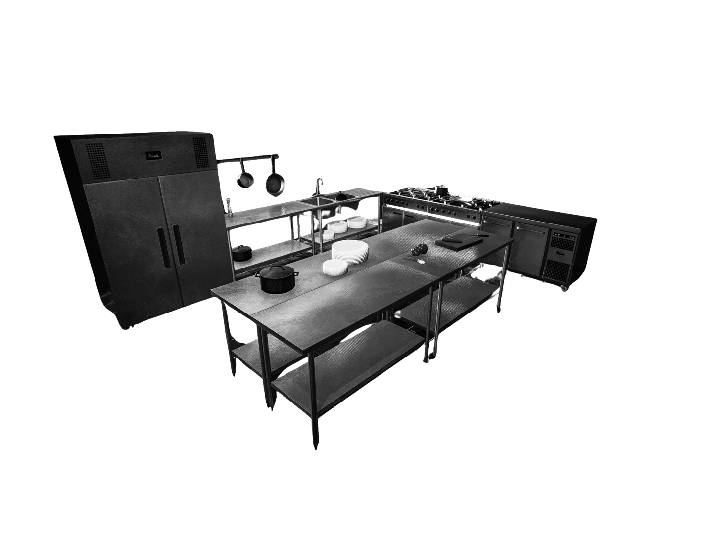 Kitchen 1 (3d model)