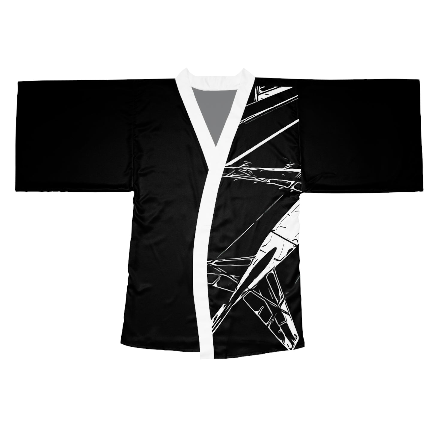 Long Sleeve Kimono Robe (AOP)