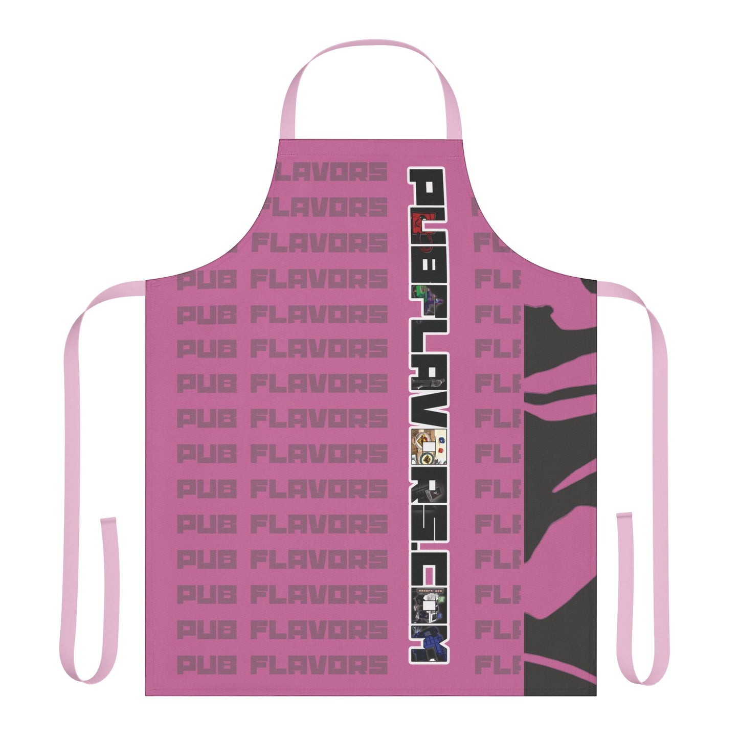 Pink PF Charcoal Apron