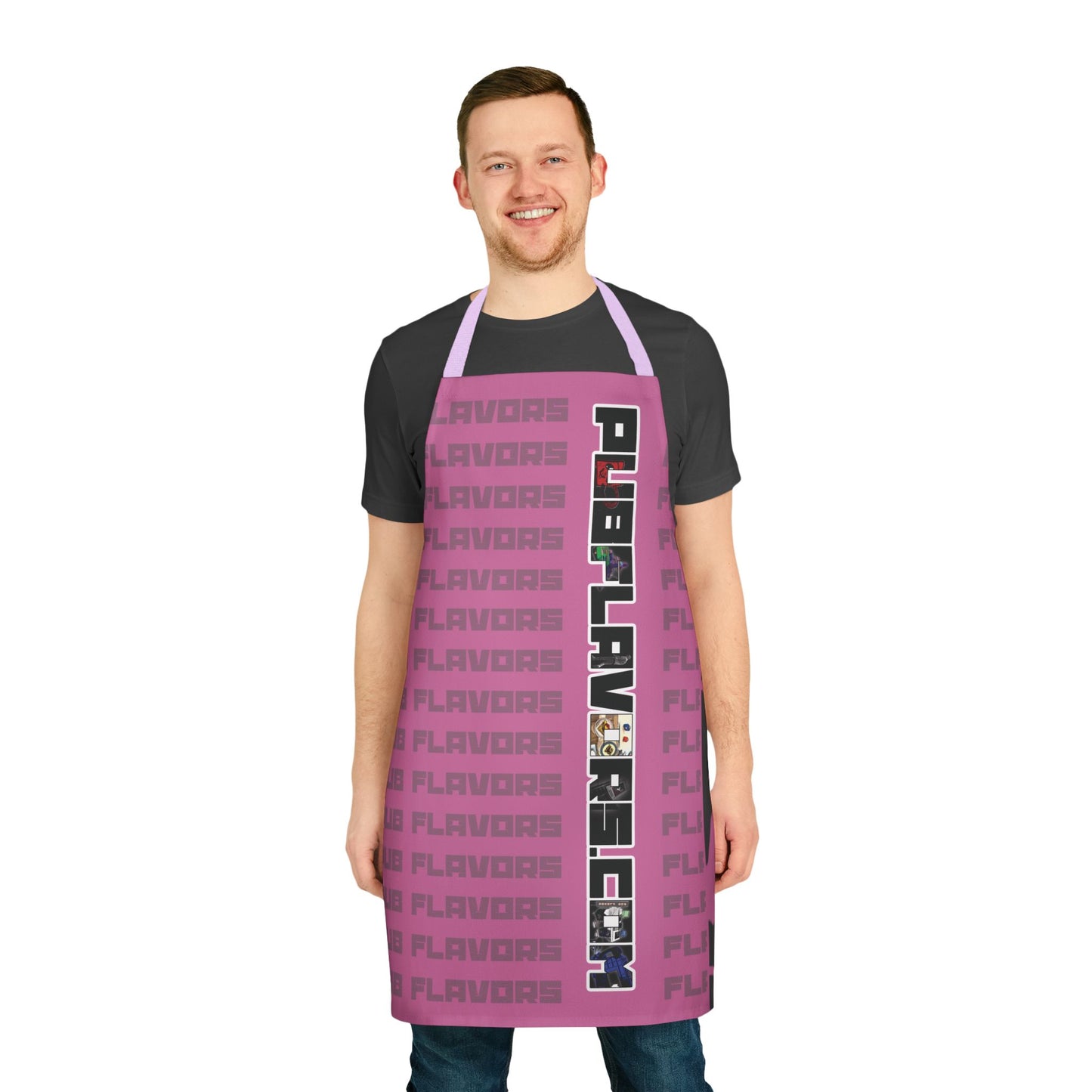 Pink PF Charcoal Apron