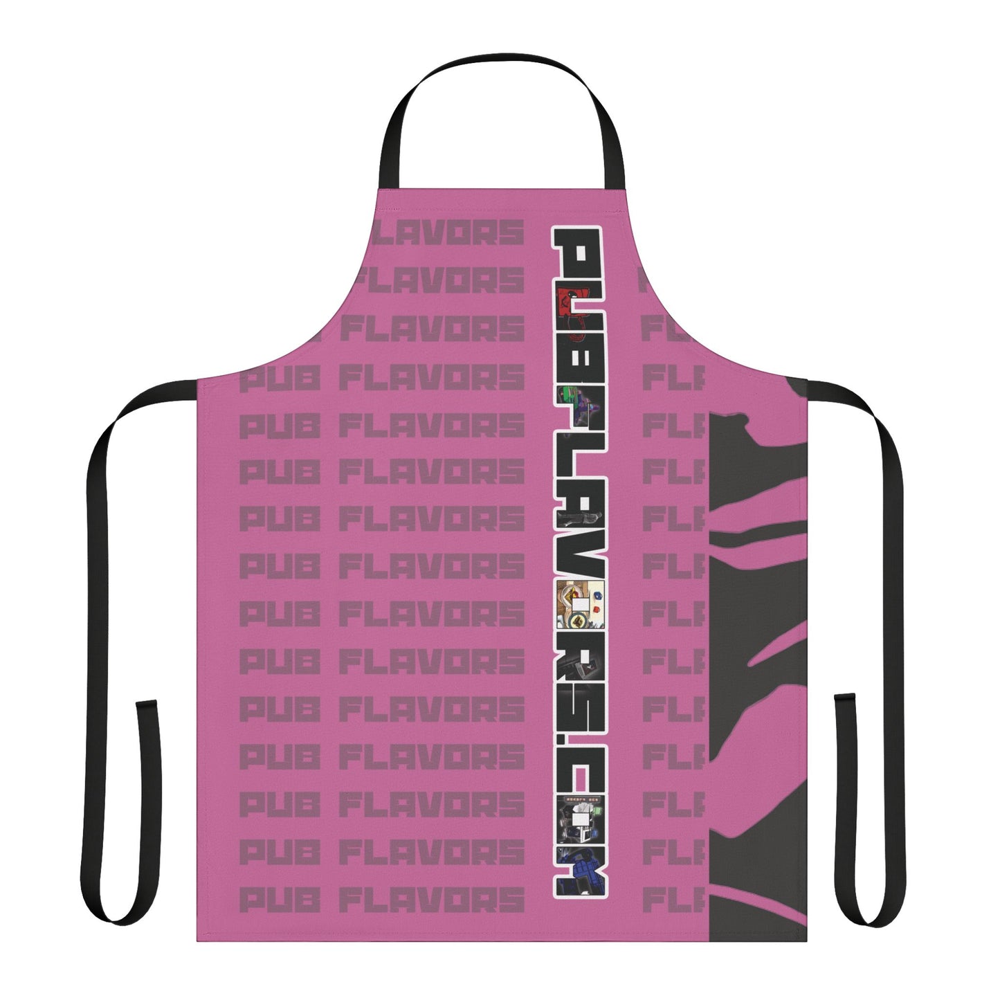 Pink PF Charcoal Apron