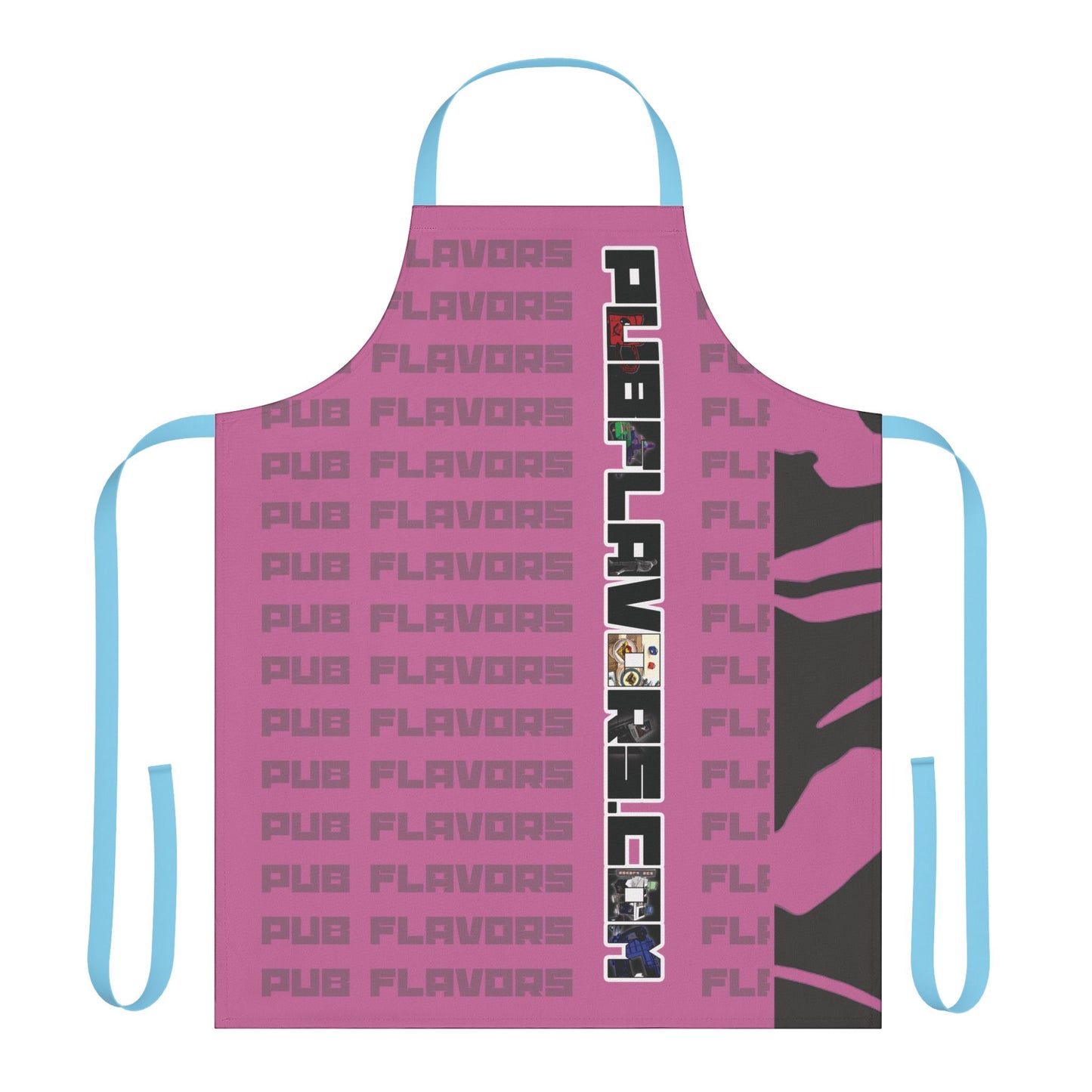 Pink PF Charcoal Apron