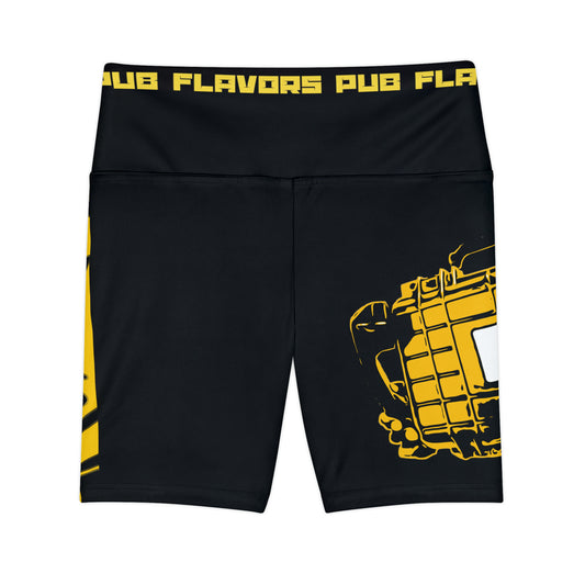 " LEMON PEP " Women's Workout Shorts