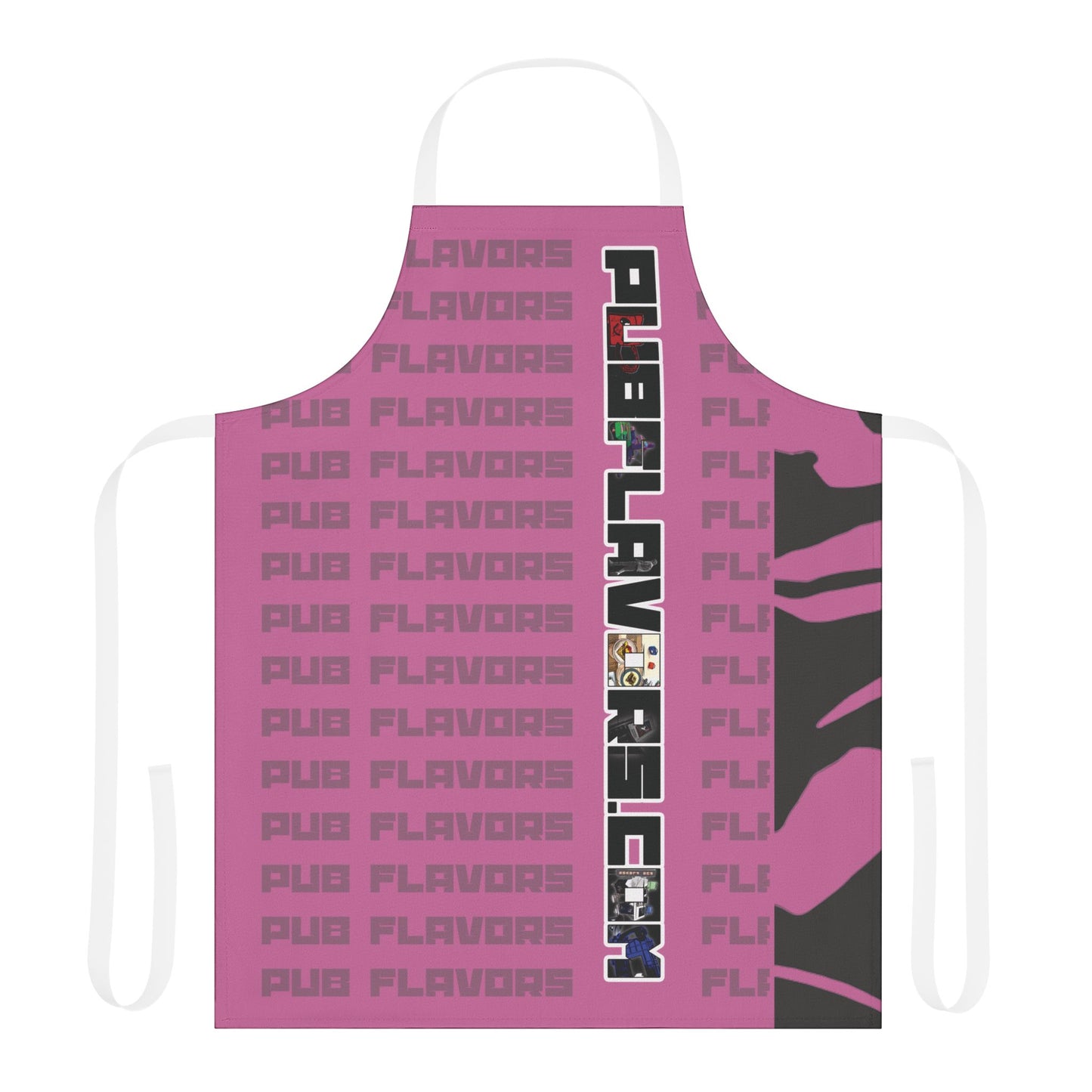 Pink PF Charcoal Apron