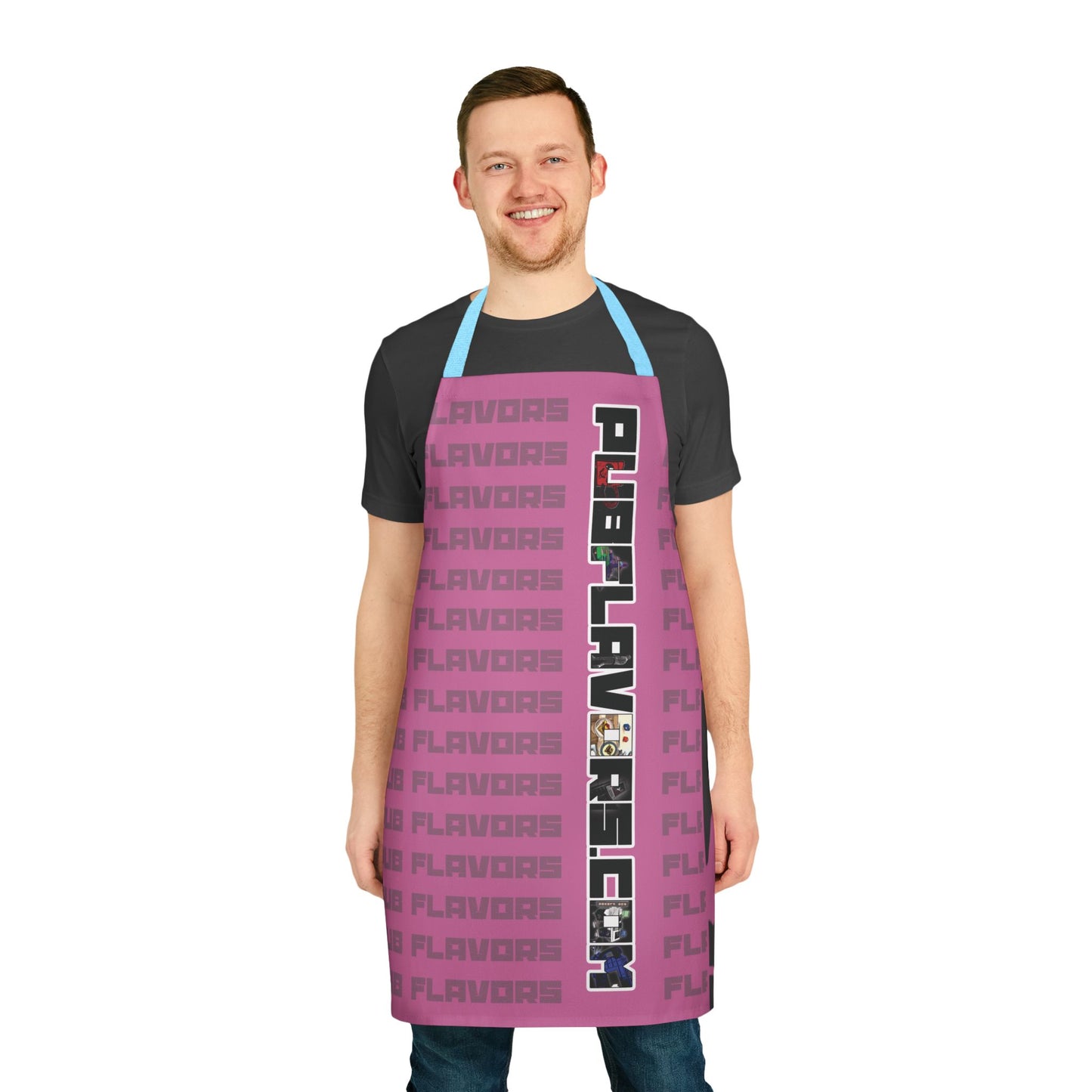 Pink PF Charcoal Apron