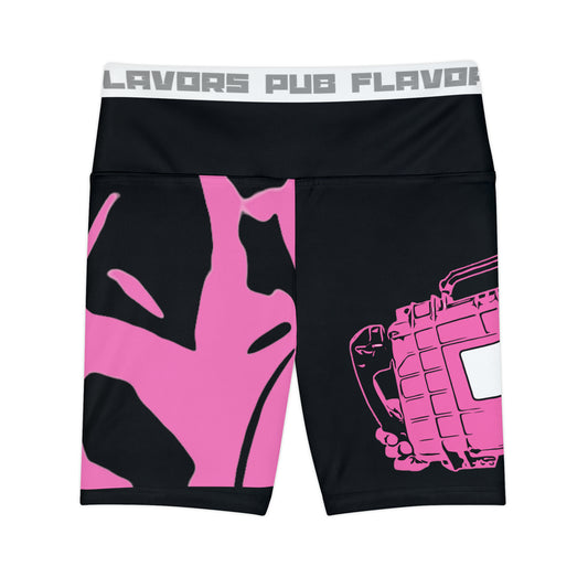 "BREAST CANCER" Women's Workout Shorts
